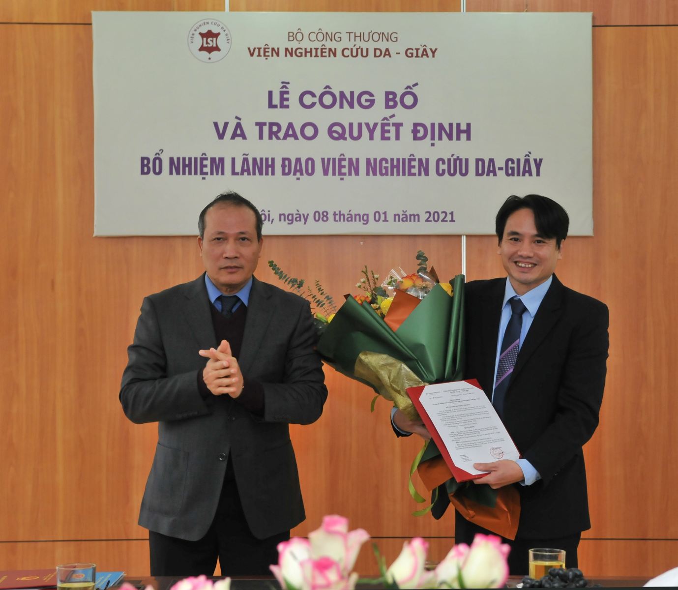 Bộ Công Thương bổ nhiệm lãnh đạo Viện Nghiên cứu Da- Giầy